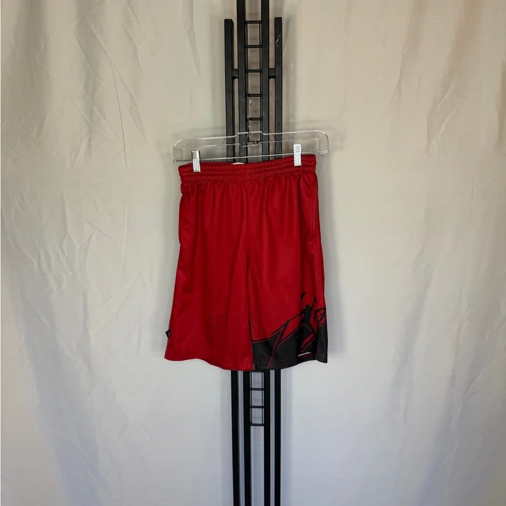 Jordan Kids‎ Red Shorts with Black Design